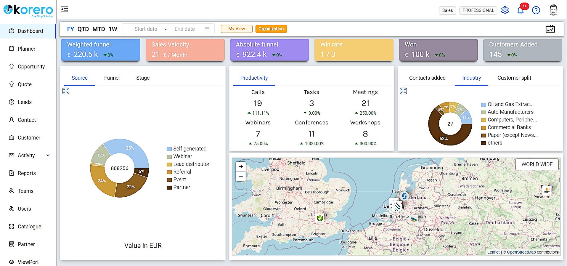 Configure additional sales processes easily, no IT support needed.